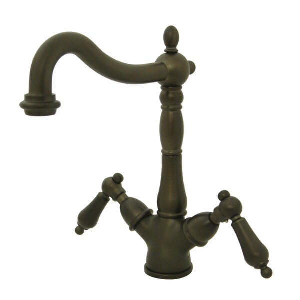 KS1495AL Heritage 2-Handle Vessel Sink Faucet, Oil Rubbed Bronze